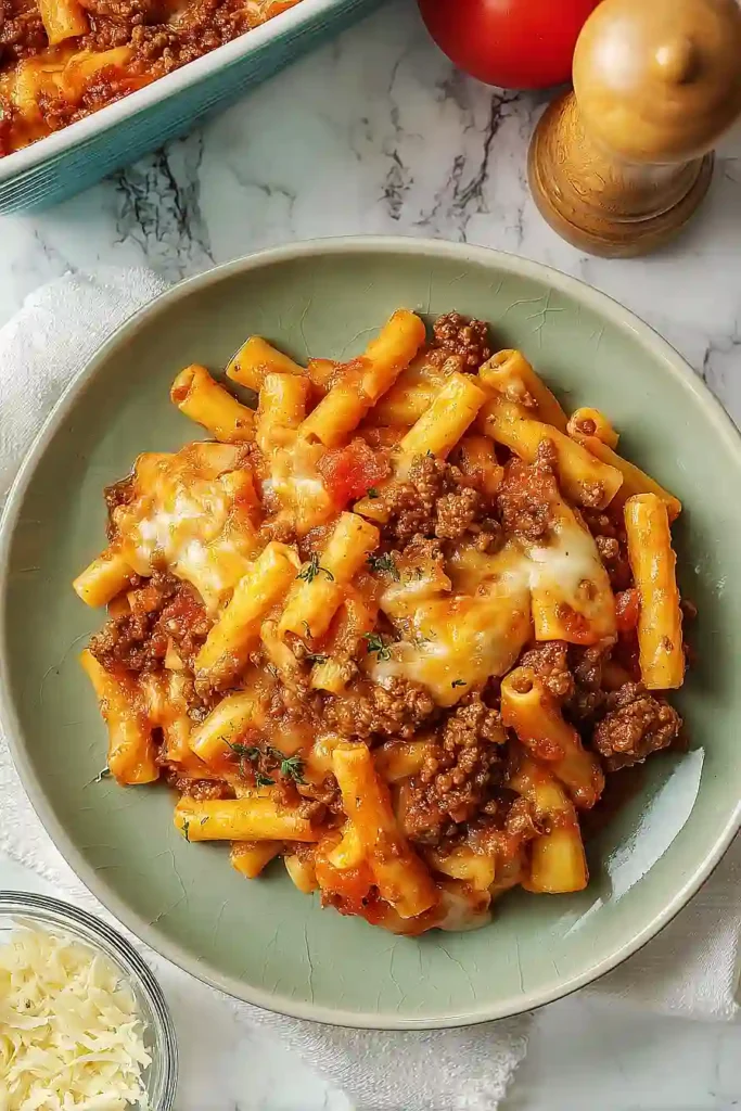 hamburger casserole with tomato soup