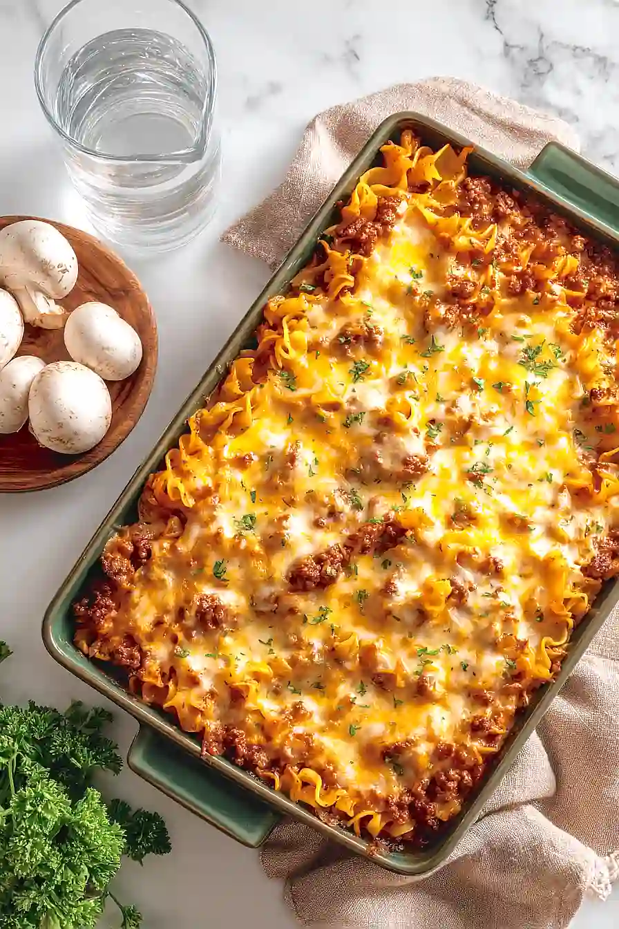 hamburger casserole with sour cream