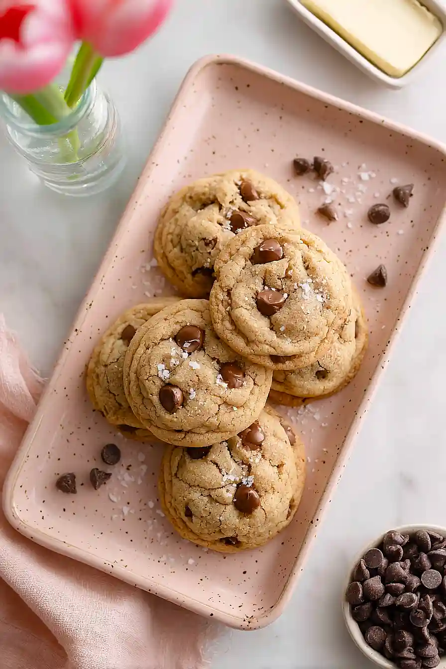 salted butter chocolate chip cookies