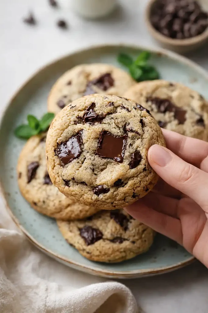 vegan chocolate chip cookies