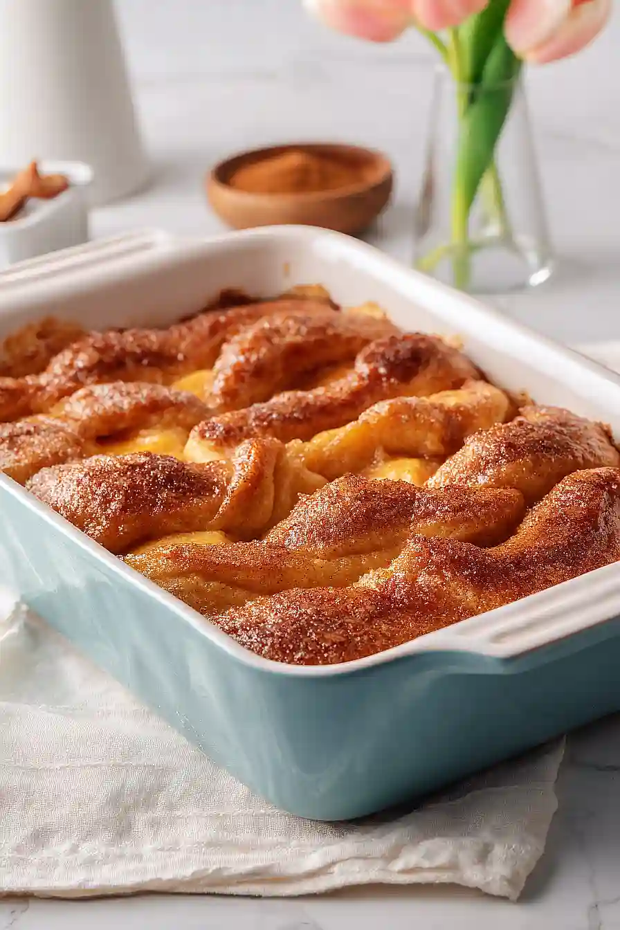 crescent roll peach cobbler 