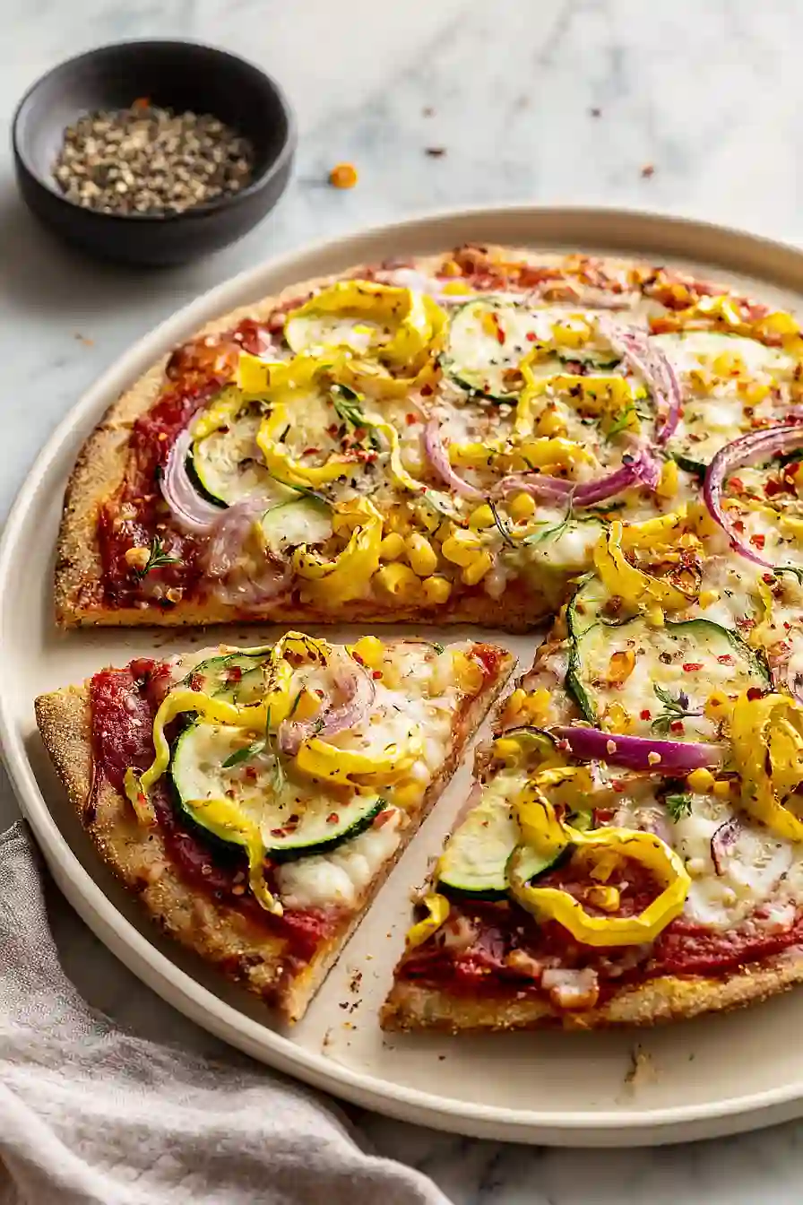 yellow squash pizza