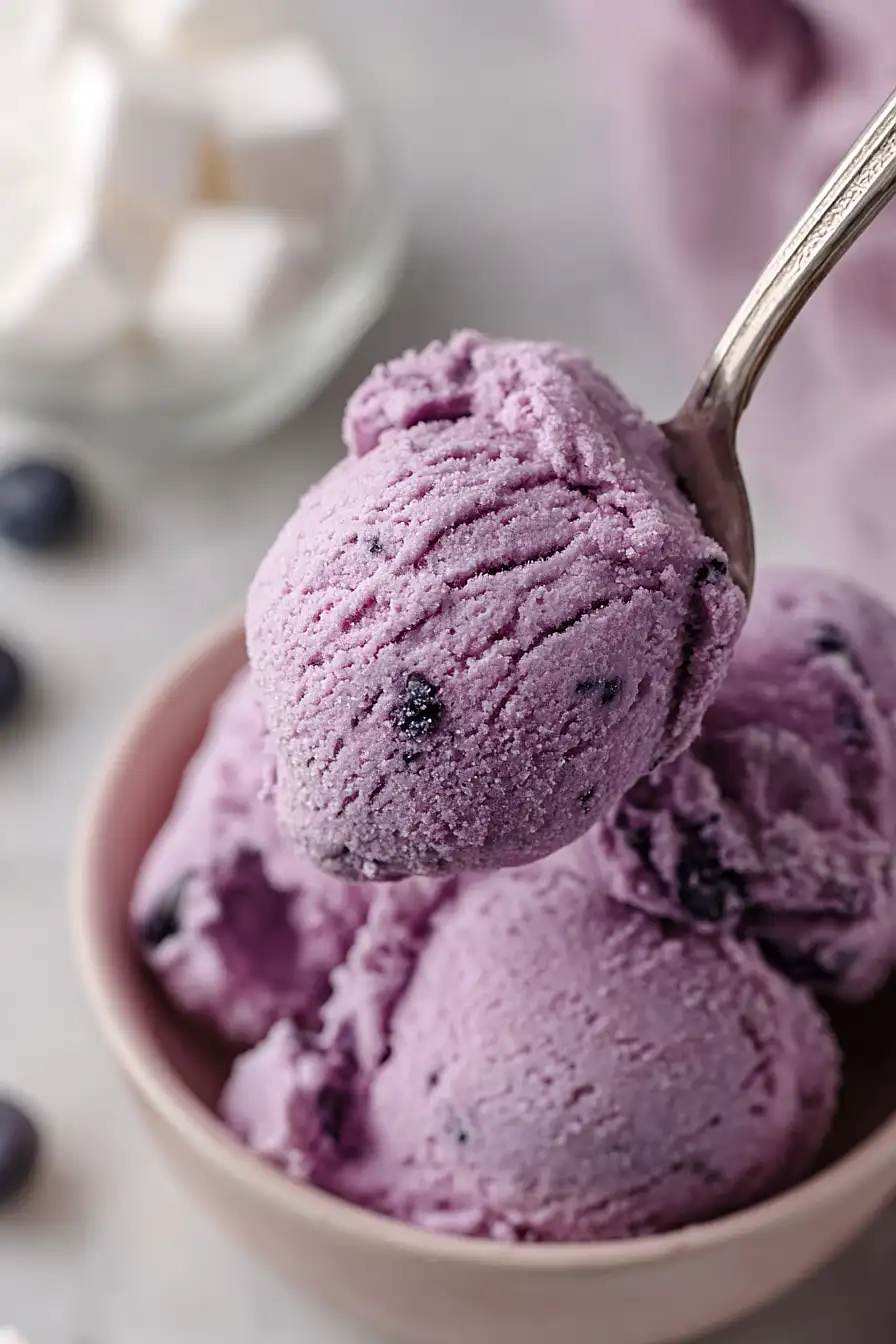 blueberry ice cream