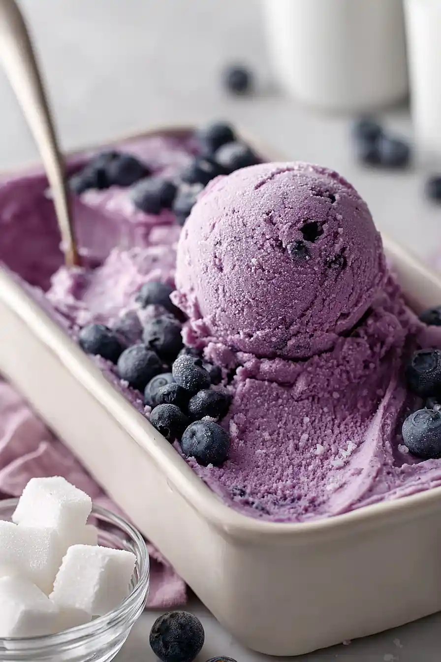 blueberry ice cream