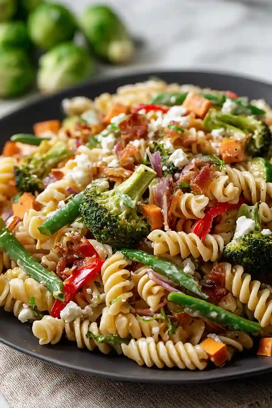 roasted vegetable pasta salad