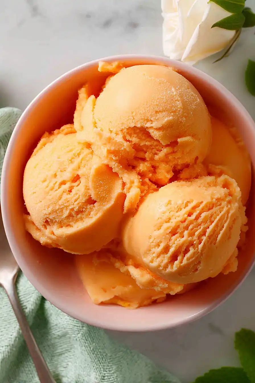 apricot sorbet
